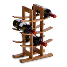 Carica l&#39;immagine nel visualizzatore di Gallery, Zeller 13580 Scaffale portabottiglie in bambù 29 x 16 x 42 30x16x42 cm, Beige - Ilgrandebazar