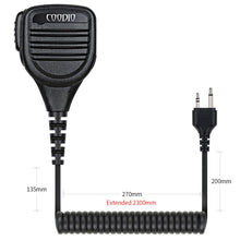 Carica l&#39;immagine nel visualizzatore di Gallery, COODIO 2-Pin Superiore Microfono a IP54 Impermeabile Altoparlante - Ilgrandebazar
