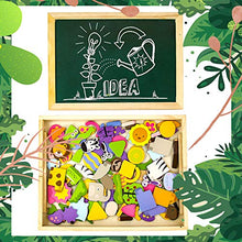 Carica l&#39;immagine nel visualizzatore di Gallery, yoptote Puzzle Magnetico Legno Giocattolo di Giochi Montessori Bambini... - Ilgrandebazar