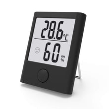 Carica l&#39;immagine nel visualizzatore di Gallery, BACKTURE Termometro Igrometro Digitale, 2 Pack Termoigrometro da Interno nero - Ilgrandebazar