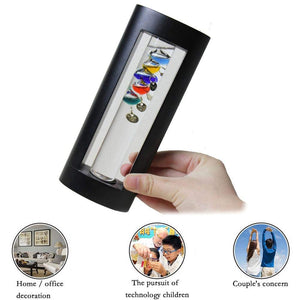 Cozywind - Termometro Galileo in Vetro con Sfere Colorate, Colore Pallina,... - Ilgrandebazar