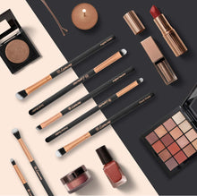 Carica l&#39;immagine nel visualizzatore di Gallery, Pennelli per Trucco Occhi Professionali - Make Up Kit di 7 Oro Rosa - Ilgrandebazar
