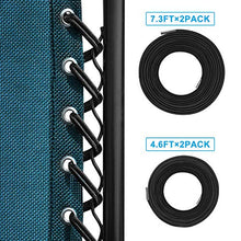 Carica l&#39;immagine nel visualizzatore di Gallery, Cordini di ricambio universali per sedie a gravità zero (4 cordi), Keten,...