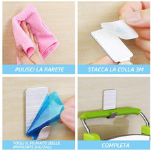 Carica l'immagine nel visualizzatore di Gallery, Gancio Autoadesivo(12 pcs), Gancio da Parete in Acciaio Inox, Ganci portasciugamani, Ganci Appendiabiti, Ganci Adesivi da Parete per Bagno e Cucina