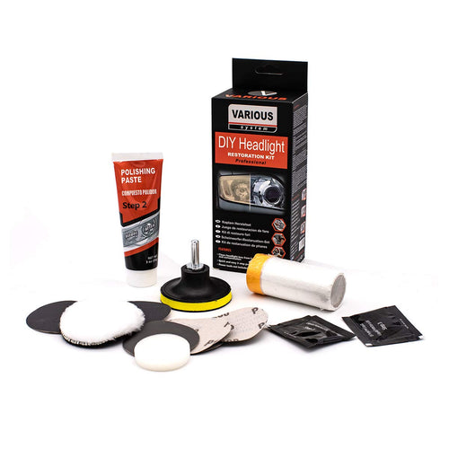 Various Kit di Restauro per Fari Lucidanti，Strumenti Faro Riparatore... - Ilgrandebazar
