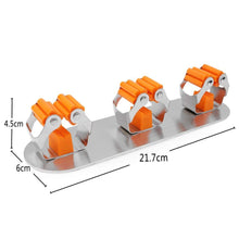 Carica l&#39;immagine nel visualizzatore di Gallery, Ganci da muro Scopa Mop Titolare, scope a muro,portascope 3 Positions, D
