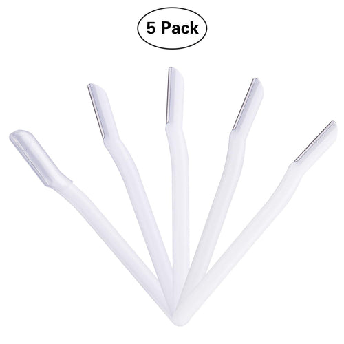 Sopracciglia Rasoio Miss Gorgeous Epilatore da Donna e Uomo, Bianca 5 Pezzi - Ilgrandebazar