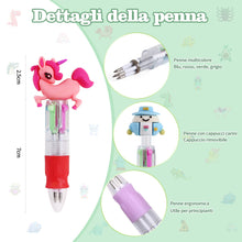 Carica l&#39;immagine nel visualizzatore di Gallery, 30 pezzi Penne Regalini Fine Festa Compleanno Penne Multicolore Bambini Gadget Compleanno Bambini Penne Gel Colorate Penne a Sfera (Multicolore5)