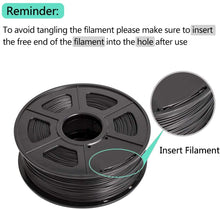 Carica l'immagine nel visualizzatore di Gallery, SUNLU 3D Printer Filament ABS, 1.75mm ABS 3D Printer Filament, 3D Printing Filament ABS for 3D Printer, 1kg, Black