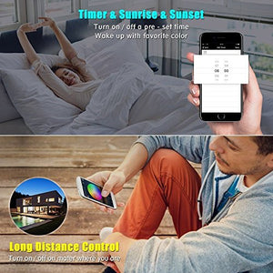 WiFi RGB Controller per strisce luminose a LED, Wifi Rgb + Remote - Ilgrandebazar