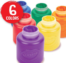 Carica l'immagine nel visualizzatore di Gallery, CRAYOLA - Tempere Lavabili per Bambini, 6 Colori Classici