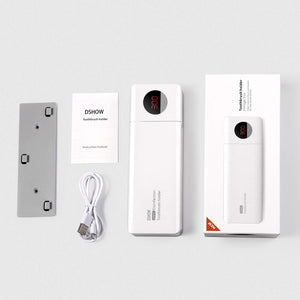 DSHOW Spazzolino Igienizzante UV da Bagno, Montaggio a Parete Sterilizzatore, Carica 2000mAh, Funzione di Cronometraggio, Organizer per Spazzolino da Denti (Bianca)