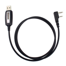 Carica l&#39;immagine nel visualizzatore di Gallery, Retevis USB Cavo Programmazione 2 Pin Compatibile con Walkie Talkie Black - Ilgrandebazar