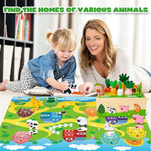 Carica l'immagine nel visualizzatore di Gallery, Bloranda Giochi Montessori Bambini 1-3 anni, Verdure Animali Legno, Educativi, Regali di Pasqua Compleanno
