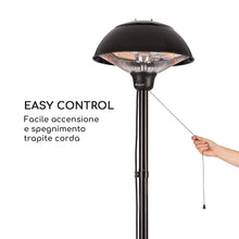 Carica l&#39;immagine nel visualizzatore di Gallery, Blumfeldt Heat Guard Blackline Delicate - Riscaldamento da 1500 W Nero - Ilgrandebazar