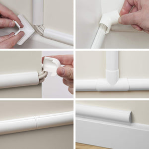 D-Line CLOAP3015W Accessori a Scatto - 30mm (P) x 15mm Mini (30x15mm), Bianco - Ilgrandebazar