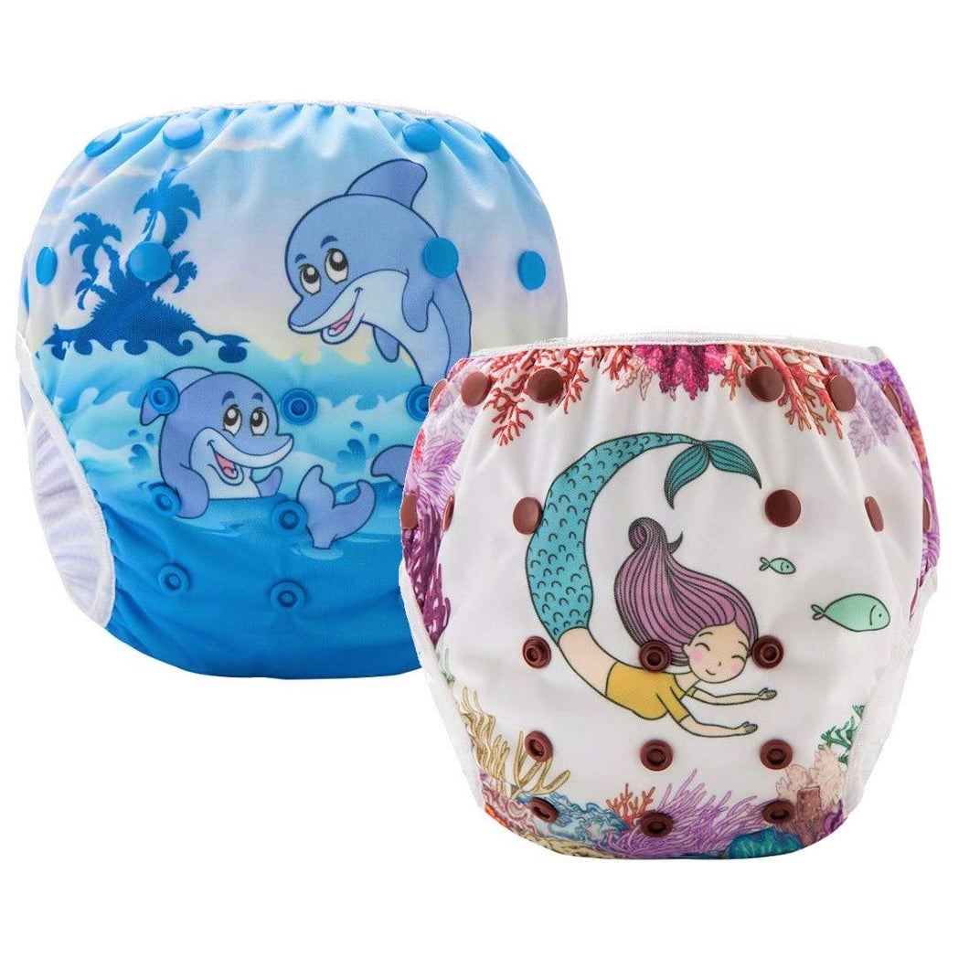 Pannolini Piscina Costume Contenitivo Neonato Bambino Riutilizzabili... - Ilgrandebazar