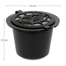 Carica l&#39;immagine nel visualizzatore di Gallery, Lictin Capsule per Caffè Ricaricabili Nespresso, 6 Tazze +2 Nero - Ilgrandebazar
