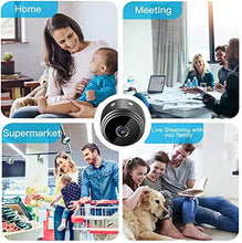 Carica l&#39;immagine nel visualizzatore di Gallery, Mini telecamera di sorveglianza, WiFi Full HD 1080P WLAN con rilevazione di...