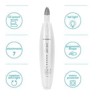 BEAUTURAL Manicure e Pedicure Elettrico Professionale Kit, Potente Fresa per... - Ilgrandebazar