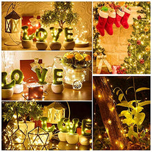 Carica l&#39;immagine nel visualizzatore di Gallery, Catena Luminosa Solare,Cshare 100 LED 2 Pacchi 8 Modi Luci Bianco Caldo