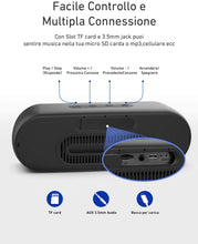 Carica l&#39;immagine nel visualizzatore di Gallery, VTIN R4 Cassa Bluetooth 10W Altoparlante Bluetooth 24 Ore Playtime,Bluetooth 5.0 Speaker Portatile Connessione Stabile,Batteria Forte,Impermeabile IPX5,Vivavoce,Supporto TF Carda e 3.5mm Audio