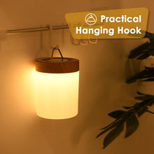Carica l'immagine nel visualizzatore di Gallery, Auxmir Lampada da Comodino LED Touch, Luce Notturna senza Fili, Colori RGB, 4 Modalità, 5 Livelli di Luminosità, Ricaricabile, Funzione Timer, Lampada LED per Cameretta, Camera da letto, Soggiorno