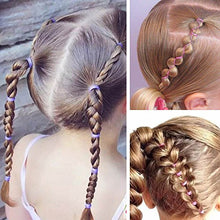 Carica l&#39;immagine nel visualizzatore di Gallery, EAONE 2000 Pezzi Multi Colore Elastici per Capelli Piccoli con Scatola... - Ilgrandebazar