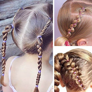 EAONE 2000 Pezzi Multi Colore Elastici per Capelli Piccoli con Scatola... - Ilgrandebazar