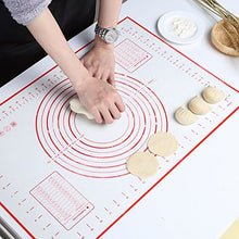 Carica l'immagine nel visualizzatore di Gallery, Gwhole Tappetino da Forno in Silicone(60x40cm), Extra Grande Stuoia di Rolling della Pasticceria del Silicone, Antiaderente, Resistente al Calore, Facile da Pulire, Riutilizzabile