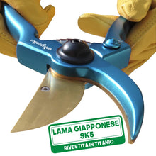 Carica l&#39;immagine nel visualizzatore di Gallery, Cesoie Potatura Professionali Novità 2019 Taglia Unica, Blu Anodizzato - Ilgrandebazar