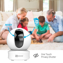 Carica l&#39;immagine nel visualizzatore di Gallery, EZVIZ C6C 720p Telecamera di Sorveglianza, 360° WiFi Videocamera 720P, Bianco - Ilgrandebazar