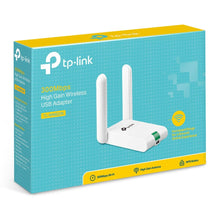 Carica l&#39;immagine nel visualizzatore di Gallery, TP-Link TL-WN822N Alto Guadagno Adattatore USB Scheda di High Gain, Bianco - Ilgrandebazar