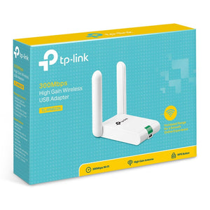 TP-Link TL-WN822N Alto Guadagno Adattatore USB Scheda di High Gain, Bianco - Ilgrandebazar