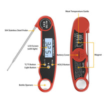 Carica l&#39;immagine nel visualizzatore di Gallery, Elekin Termometro Cucina,Termometro da Carne Digitale Cucina - Ilgrandebazar