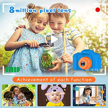 Carica l'immagine nel visualizzatore di Gallery, Regali per ragazze di 3-8 anni Joy-Fun Macchina Fotografica Blu Marino