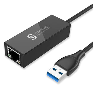 Syncwire Adattatore USB Rete, Alta velocità 3.0, Nero