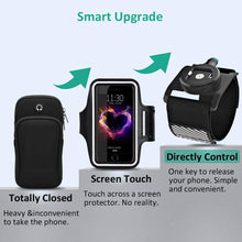 Carica l&#39;immagine nel visualizzatore di Gallery, Bovon Fascia da Braccio, Staccabile Porta Cellulare Braccio Sportiva, Open Face per Il Controllo Touch Screen, Corsa &amp; Running Armband per Tutti Gli Smartphone 4.7-6.5 Pollici