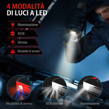 Carica l'immagine nel visualizzatore di Gallery, BuTure Booster Avviamento Auto 2000A 20000mAh, Avviatore Emergenza per Auto/Moto (Motori Fino a 7,0L Benzina/6,0L Diesel), Avviatore Batteria Auto con Torcia LED, Porta USB da per Smartphone
