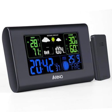 ARINO Stazione Meteo con Sensore Esterno Wireless Meteorologica... - Ilgrandebazar