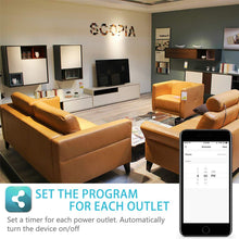 Carica l&#39;immagine nel visualizzatore di Gallery, Ciabatta Intelligente Multipresa WIFI, Smart con 4 Prese AC 3 Porte... - Ilgrandebazar