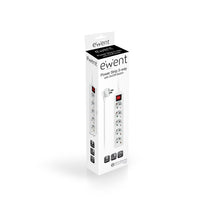 Carica l&#39;immagine nel visualizzatore di Gallery, Ewent EW3916 Multipresa, Ciabatta Elettrica, 5 5 prese Schuko, Bianco - Ilgrandebazar