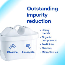 Carica l'immagine nel visualizzatore di Gallery, AQUAPHOR Compact Caraffa per filtro dell'acqua del frigorifero, include 1 cartuccia filtro Maxfor+ per ridurre calce, cloro e metalli pesanti, plastica, volume 2,4 L, bianco