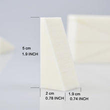 Carica l&#39;immagine nel visualizzatore di Gallery, Circa 40 spugne triangolari per trucco, cosmetici, nail art, white - Ilgrandebazar