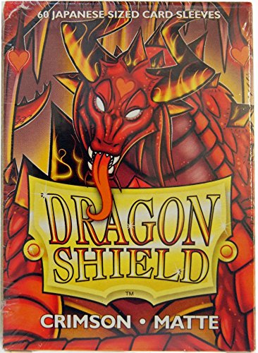 Arcane Tinmen ApS ART11121 Dragon Shield Giapponese Matte Crimson Gioco di... - Ilgrandebazar