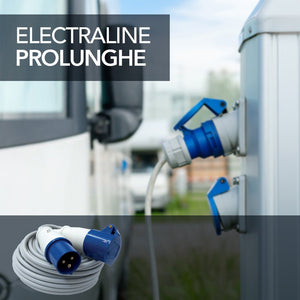 Electraline 46148 Prolunga industriale 20 mt presa 20 M, Grigio - Ilgrandebazar