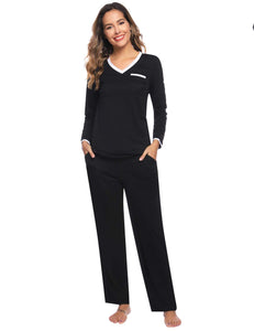 Aibrou Pigiama Donna, Lungo Donna Invernale, Pigiami Cotone Donna... - Ilgrandebazar