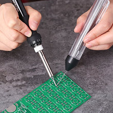 Carica l&#39;immagine nel visualizzatore di Gallery, Saldatore Kit 60W, Meterk 14 in 1 Saldatrice a Temperatura...