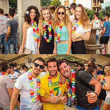 Carica l'immagine nel visualizzatore di Gallery, Evance 36 Pezzi collane hawaiane Fiore Leis ghirlande Hawaiana Multicolori