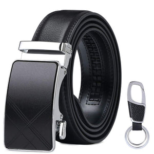 flintronic Cintura da Uomo in Pelle con Fibbia Automatica, Moda a... - Ilgrandebazar